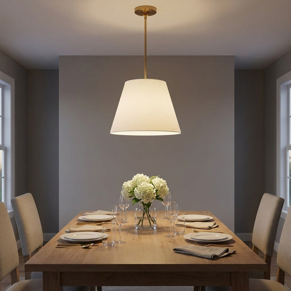 Visual Comfort Studio - KSP1224BBS - Four Light Hanging Shade - Beauvoir - Burnished Brass | Burnished Brass