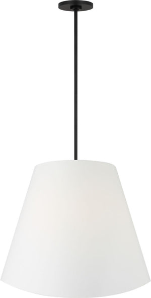 Visual Comfort Studio - KSP1224MBK - Four Light Hanging Shade - Beauvoir - Midnight Black | Midnight Black
