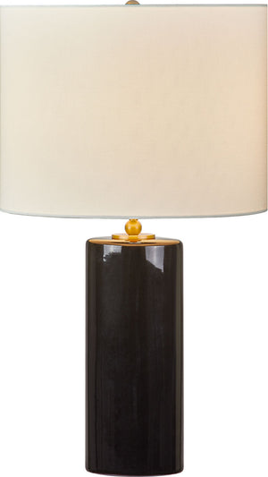 Visual Comfort Studio - KST1241CBK - One Light Table Lamp - Lauren - Black Ceramic | Black Ceramic
