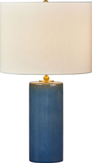 Visual Comfort Studio - KST1241DOC - One Light Table Lamp - Lauren - Deep Ocean Crackle | Deep Ocean Crackle