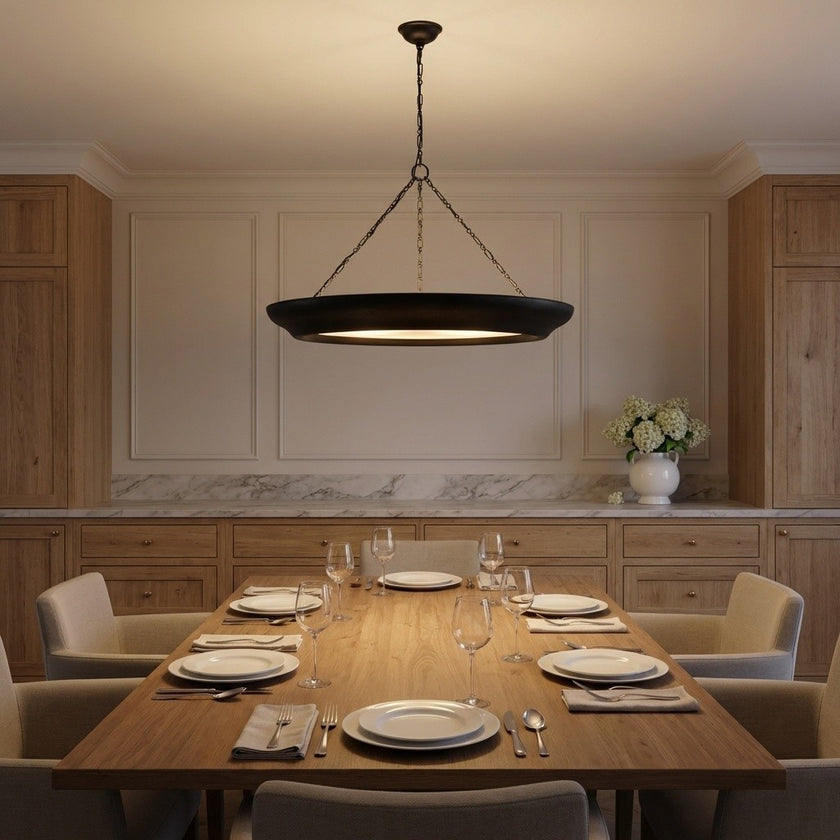 Visual Comfort Studio - LXC1186AI - Chandelier - Lenoir - Aged Iron | Aged Iron