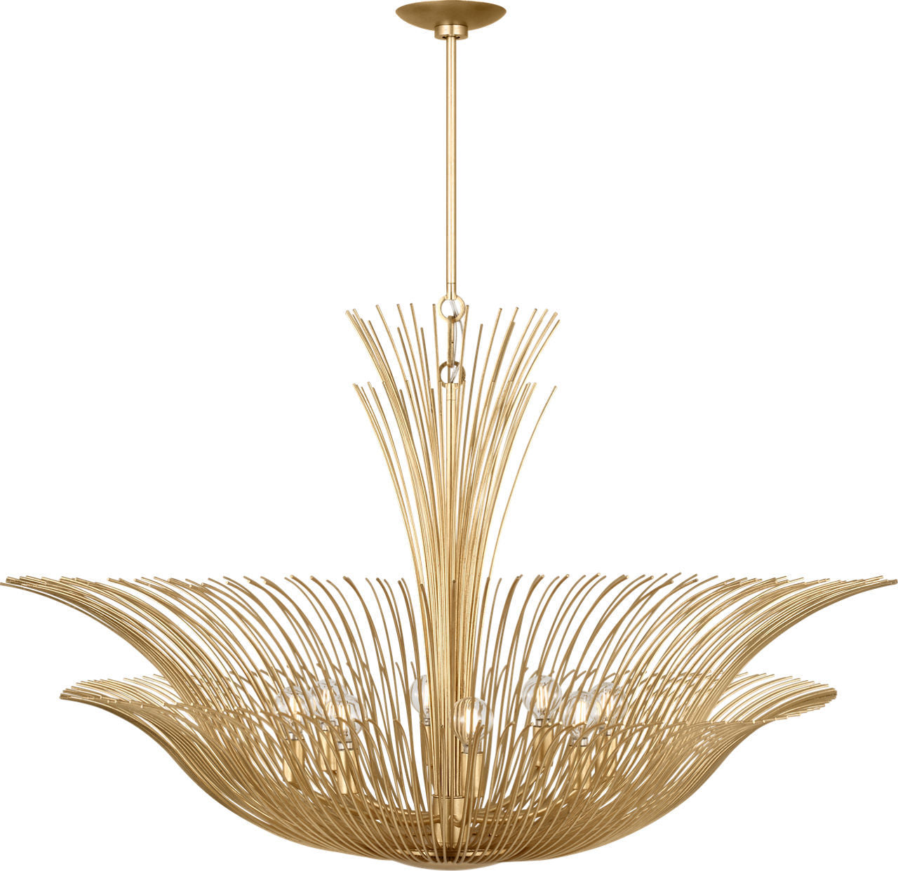 Visual Comfort Studio - LXC1218GD - Eight Light Chandelier - Dorelle - Gild | Gild