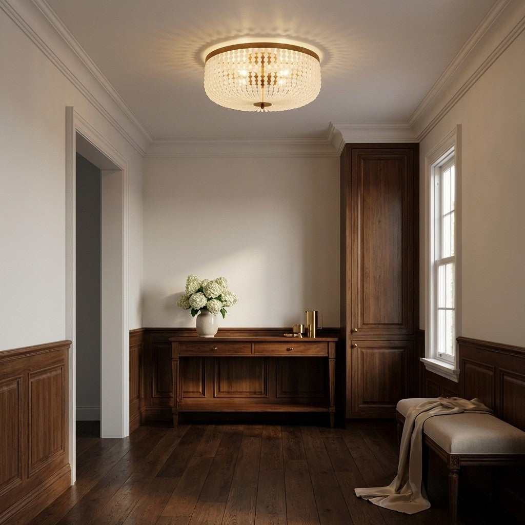 Visual Comfort Studio - LXF1014VGD - Four Light Flush Mount - Bellecour - Vintage Gild | Vintage Gild