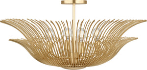 Visual Comfort Studio - LXF1024GD - Four Light Flush Mount - Dorelle - Gild | Gild
