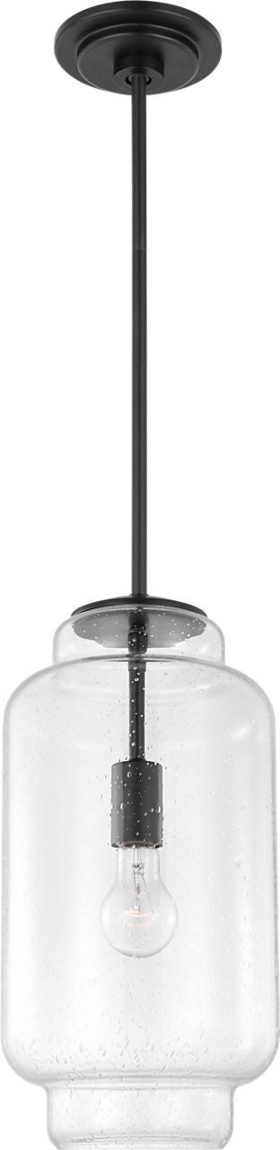 Visual Comfort Studio - LXP1061AI - One Light Pendant - Nodier - Aged Iron | Aged Iron