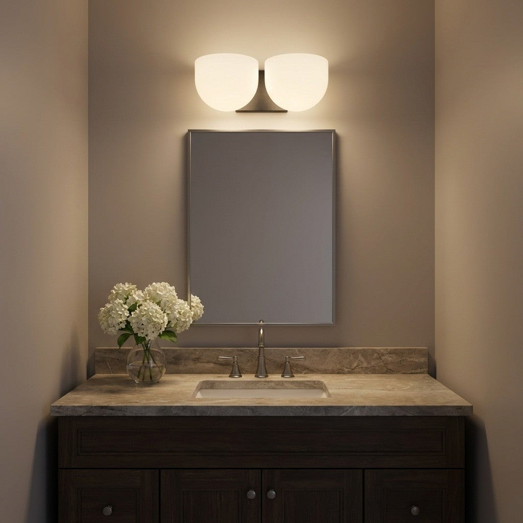 Visual Comfort Studio - LXV1002AI - Two Light Bath - Cheverny - Aged Iron | Aged Iron
