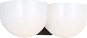 Visual Comfort Studio - LXV1002AI - Two Light Bath - Cheverny - Aged Iron | Aged Iron