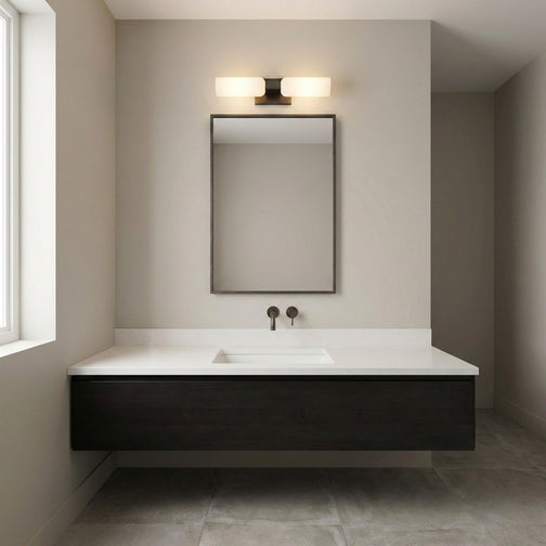 Visual Comfort Studio - LXV1012AI - Two Light Bath - Maroux - Aged Iron | Aged Iron