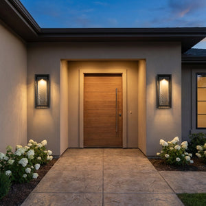 Visual Comfort Studio - OL13704TXB-L1 - LED Wall Lantern - Urbandale - Textured Black | Textured Black