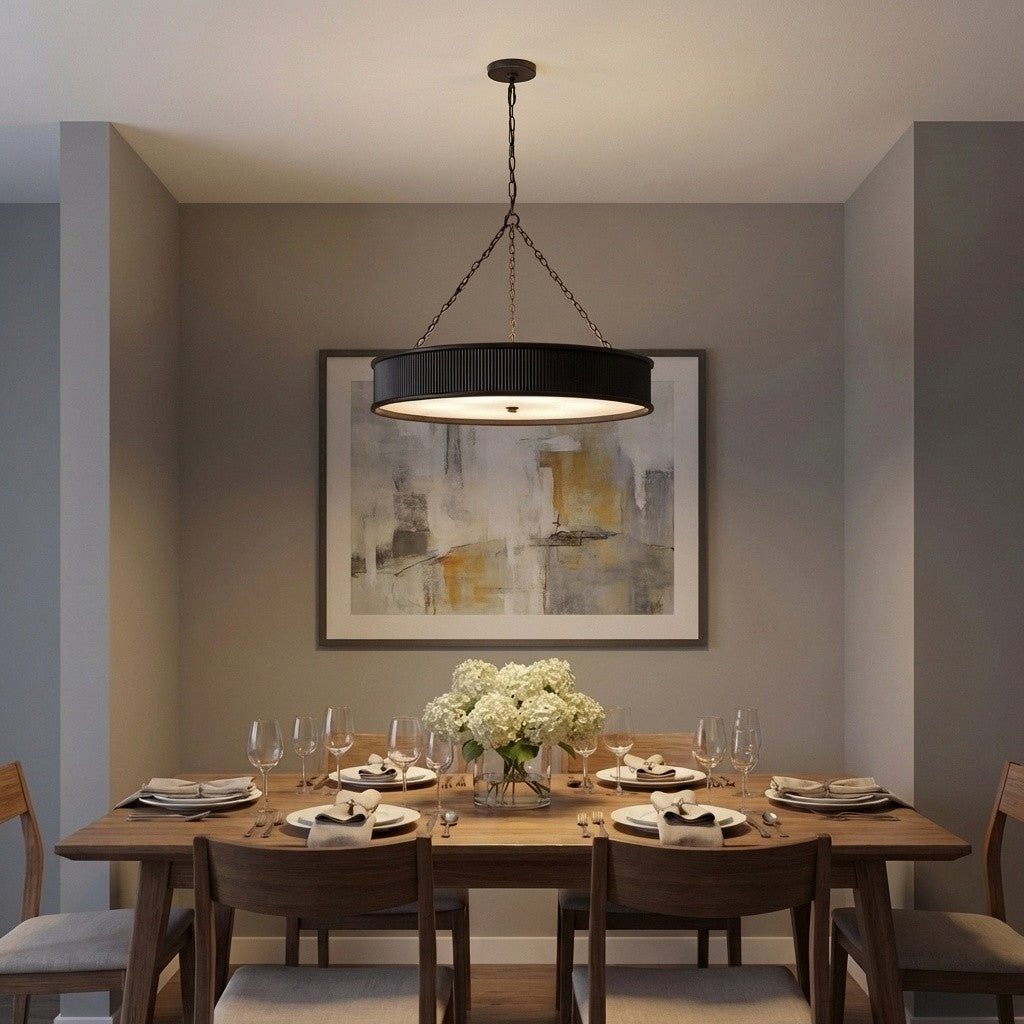 Visual Comfort Studio - PCC1008AI - Eight Light Chandelier - Ritz - Aged Iron | Aged Iron