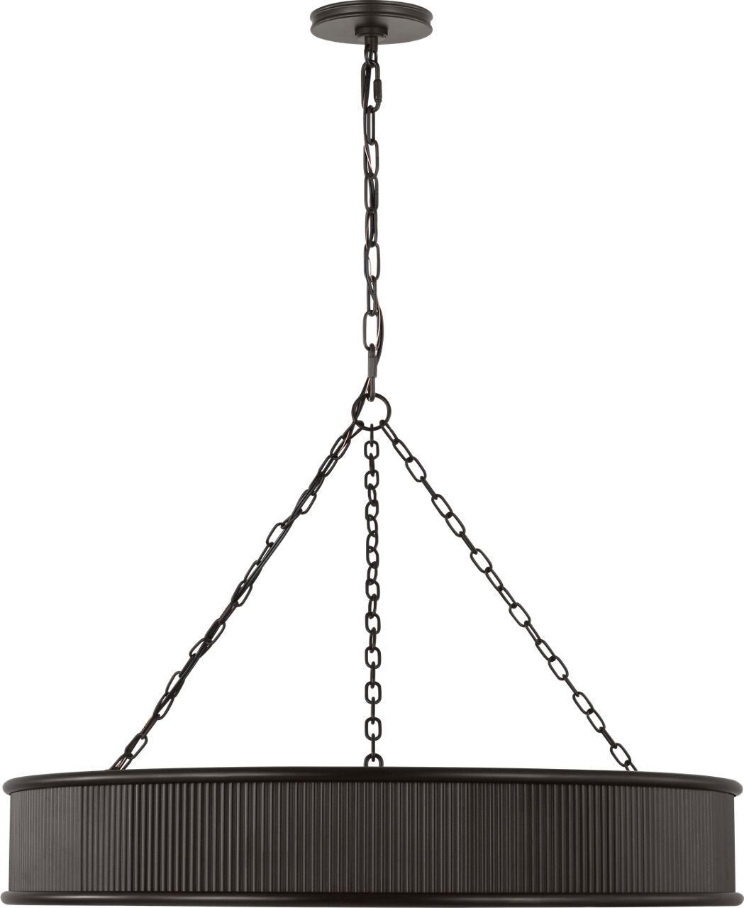 Visual Comfort Studio - PCC1008AI - Eight Light Chandelier - Ritz - Aged Iron | Aged Iron