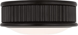Visual Comfort Studio - PCF1001AI - LED Flush Mount - Ritz - Aged Iron | Aged Iron