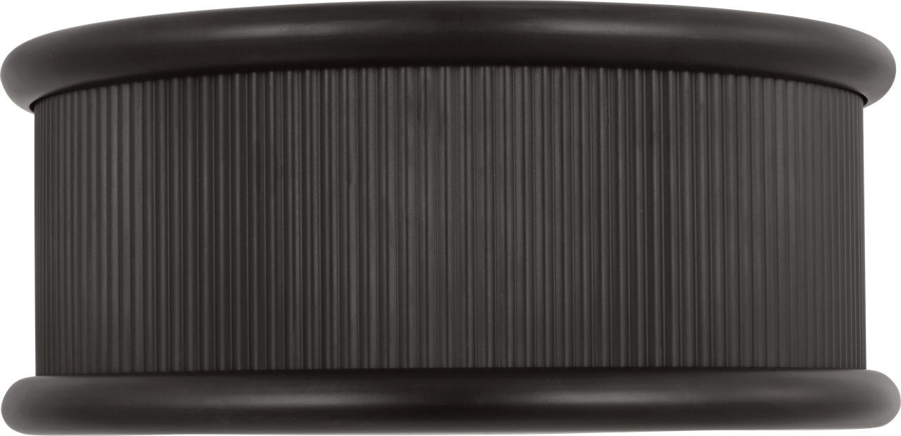Visual Comfort Studio - PCF1033AI - Three Light Flush Mount - Ritz - Aged Iron | Aged Iron