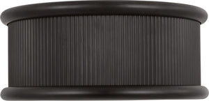 Visual Comfort Studio - PCF1033AI - Three Light Flush Mount - Ritz - Aged Iron | Aged Iron