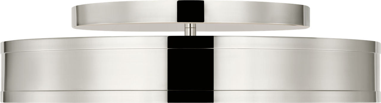Visual Comfort Studio - PCF1041PN - LED Semi Flush Mount - Dupont - Polished Nickel | Polished Nickel