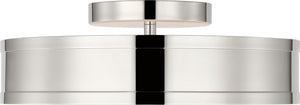 Visual Comfort Studio - PCF1051PN - LED Semi Flush Mount - Dupont - Polished Nickel | Polished Nickel