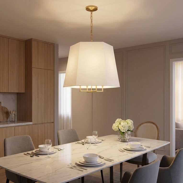 Visual Comfort Studio - PCP1004GD - Four Light Hanging Shade - Lille - Gild | Gild