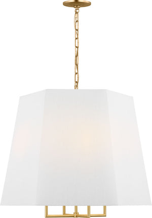 Visual Comfort Studio - PCP1004GD - Four Light Hanging Shade - Lille - Gild | Gild