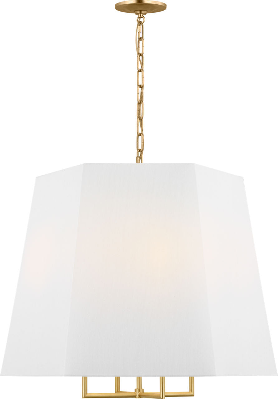 Visual Comfort Studio - PCP1004GD - Four Light Hanging Shade - Lille - Gild | Gild