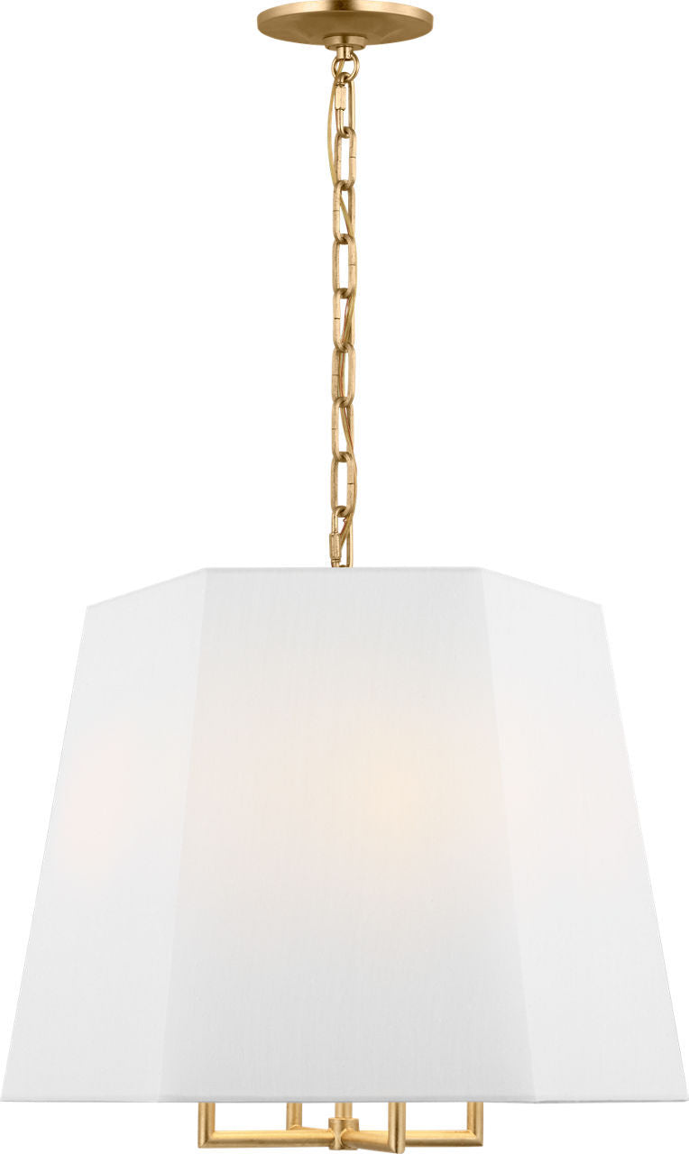 Visual Comfort Studio - PCP1024GD - Four Light Hanging Shade - Lille - Gild | Gild