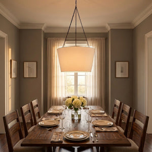Visual Comfort Studio - PCP1033AI - Three Light Hanging Shade - Herve - Aged Iron | Aged Iron