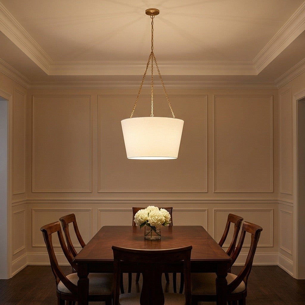 Visual Comfort Studio - PCP1033GD - Three Light Hanging Shade - Herve - Gild | Gild