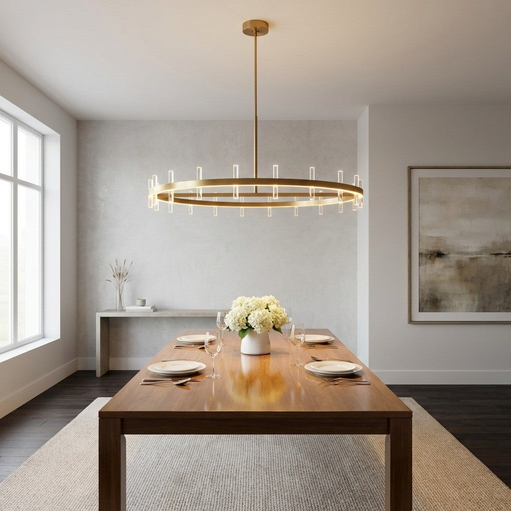 Visual Comfort Studio - SLC10940BBS - LED Chandelier - Silas - Burnished Brass | Burnished Brass