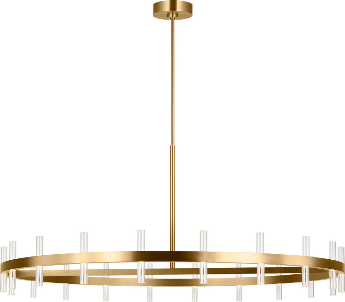 Visual Comfort Studio - SLC10940BBS - LED Chandelier - Silas - Burnished Brass | Burnished Brass