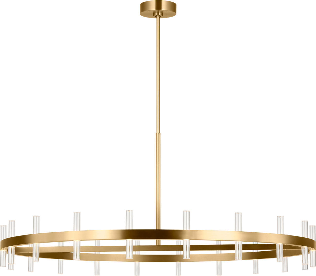 Visual Comfort Studio - SLC10940BBS - LED Chandelier - Silas - Burnished Brass | Burnished Brass