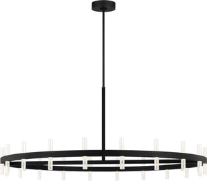 Visual Comfort Studio - SLC10940MBK - LED Chandelier - Silas - Midnight Black | Midnight Black