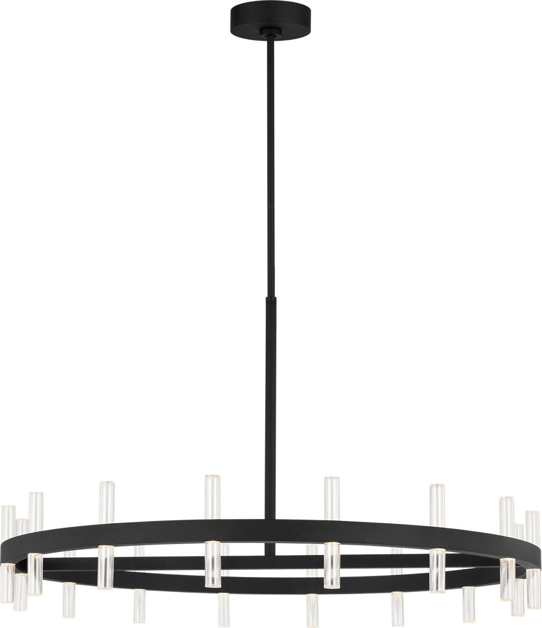 Visual Comfort Studio - SLC11032MBK - LED Chandelier - Silas - Midnight Black | Midnight Black