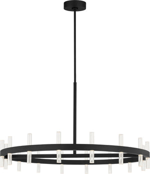 Visual Comfort Studio - SLC11032MBK - LED Chandelier - Silas - Midnight Black | Midnight Black