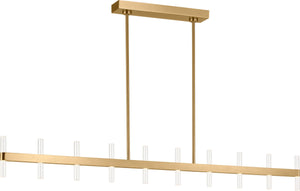 Visual Comfort Studio - SLC11120BBS - LED Linear Pendant - Silas - Burnished Brass | Burnished Brass