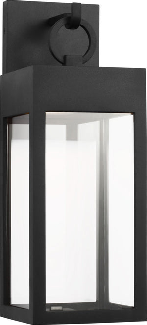 Visual Comfort Studio - SLO1371TXB - LED Wall Lantern - Sesha - Textured Black | Textured Black
