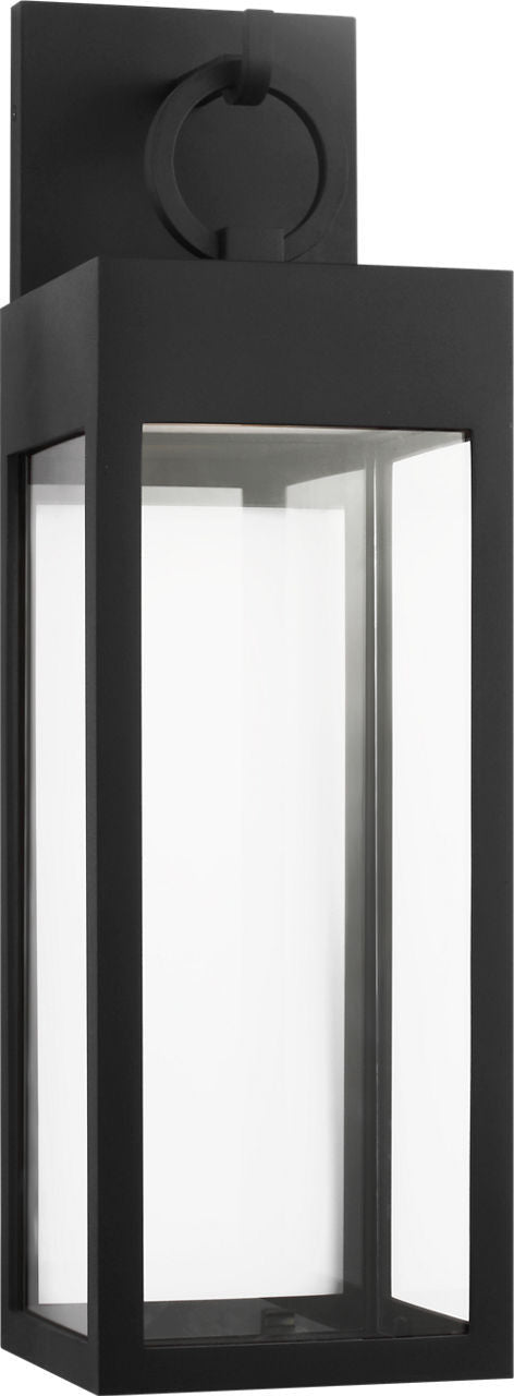 Visual Comfort Studio - SLO1391TXB - LED Wall Lantern - Sesha - Textured Black | Textured Black