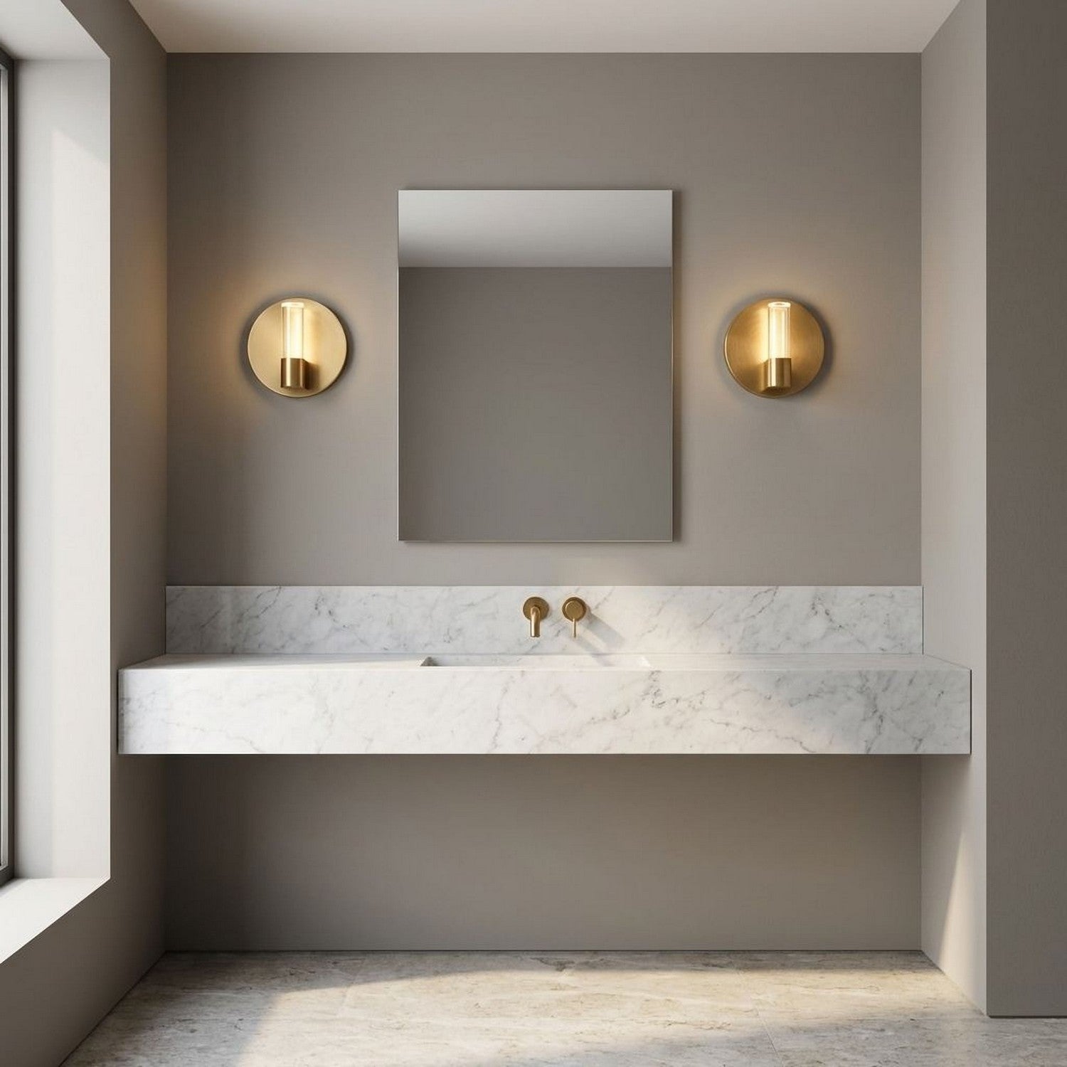 Visual Comfort Studio - SLW1071BBS - LED Wall Sconce - Silas - Burnished Brass | Burnished Brass