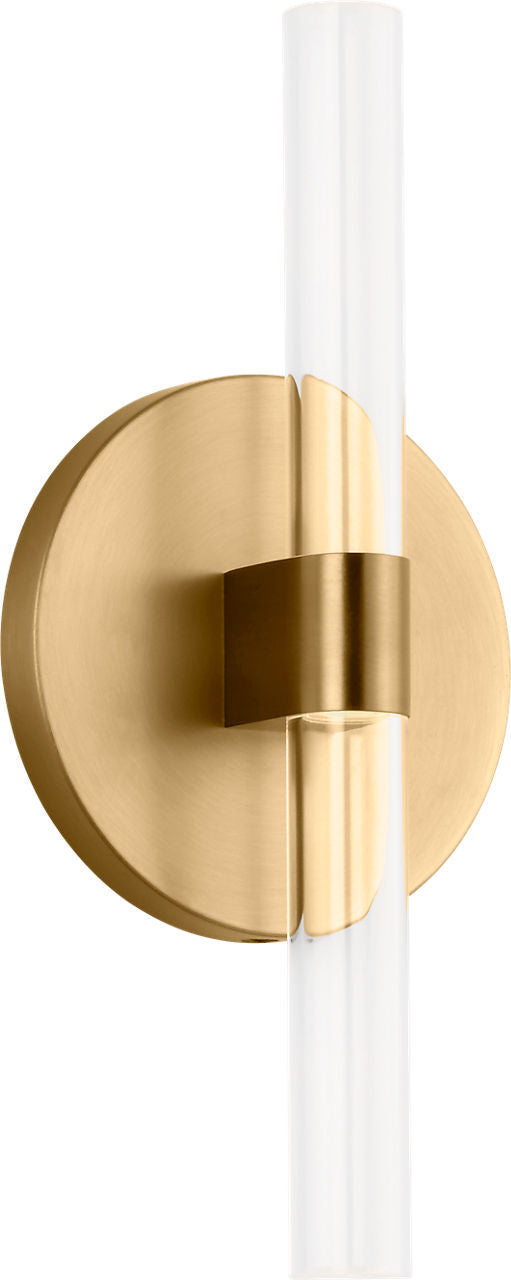 Visual Comfort Studio - SLW1082BBS - LED Wall Sconce - Silas - Burnished Brass | Burnished Brass