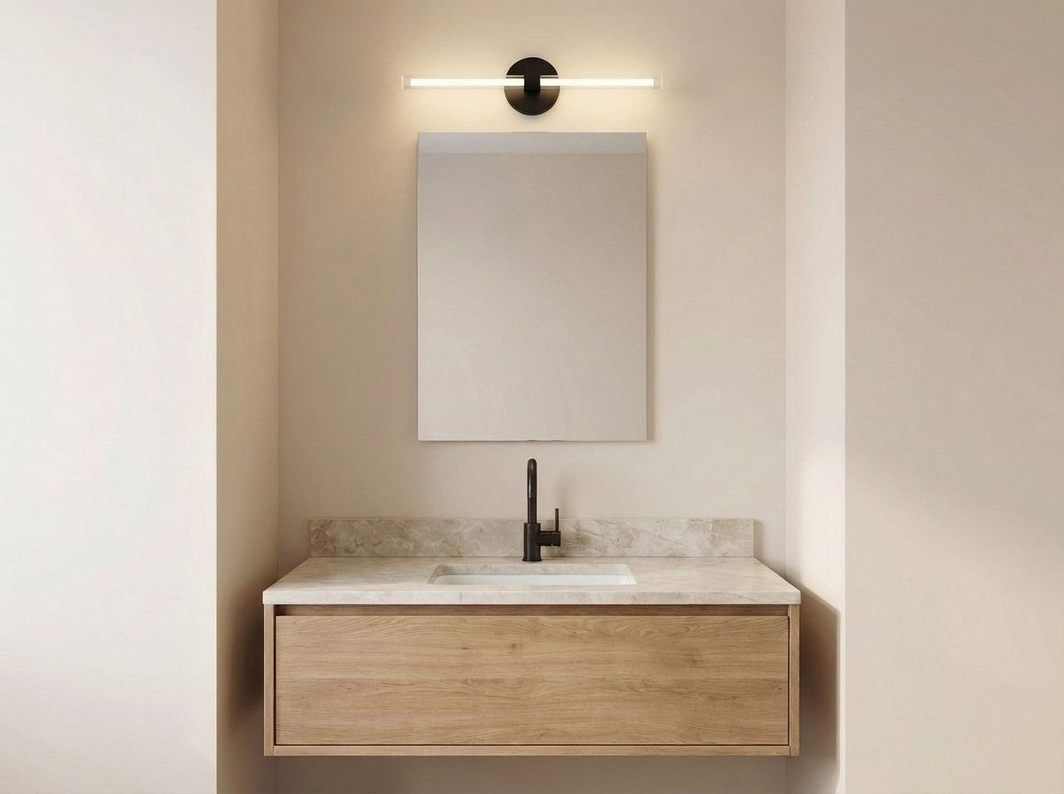 Visual Comfort Studio - SLW1092MBK - LED Wall Sconce - Silas - Midnight Black | Midnight Black