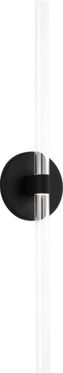 Visual Comfort Studio - SLW1102MBK - LED Wall Sconce - Silas - Midnight Black | Midnight Black