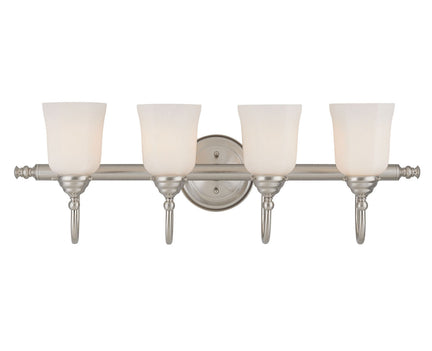 Savoy House - 8-1062-4-SN - Four Light Bath Bar - Brunswick - Satin Nickel