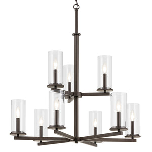 Kichler - 44014OZ - Nine Light Chandelier - Crosby - Olde Bronze