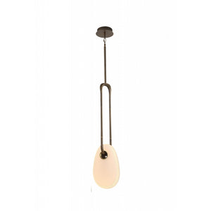 Avenue Lighting - HF7101-AB-WHT - LED Pendant - Palmea - Aged Brass