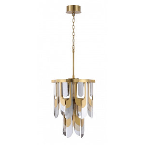 Avenue Lighting - HF7171-AGB - Seven Light Pendant - Paramount - Aged Brass
