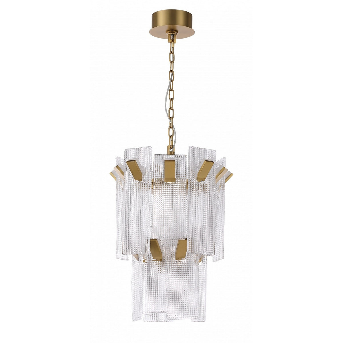 Avenue Lighting - HF7180-AGB - LED Pendant - Belmont - Aged Golden Brass