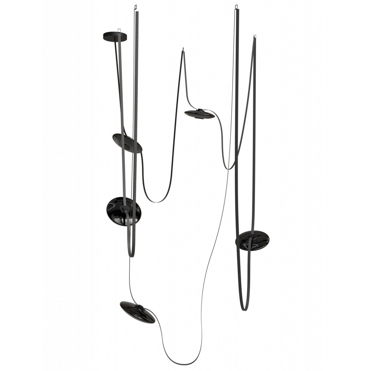 Avenue Lighting - HF7205-G202-BLK - LED Chandelier - Fremont - Black