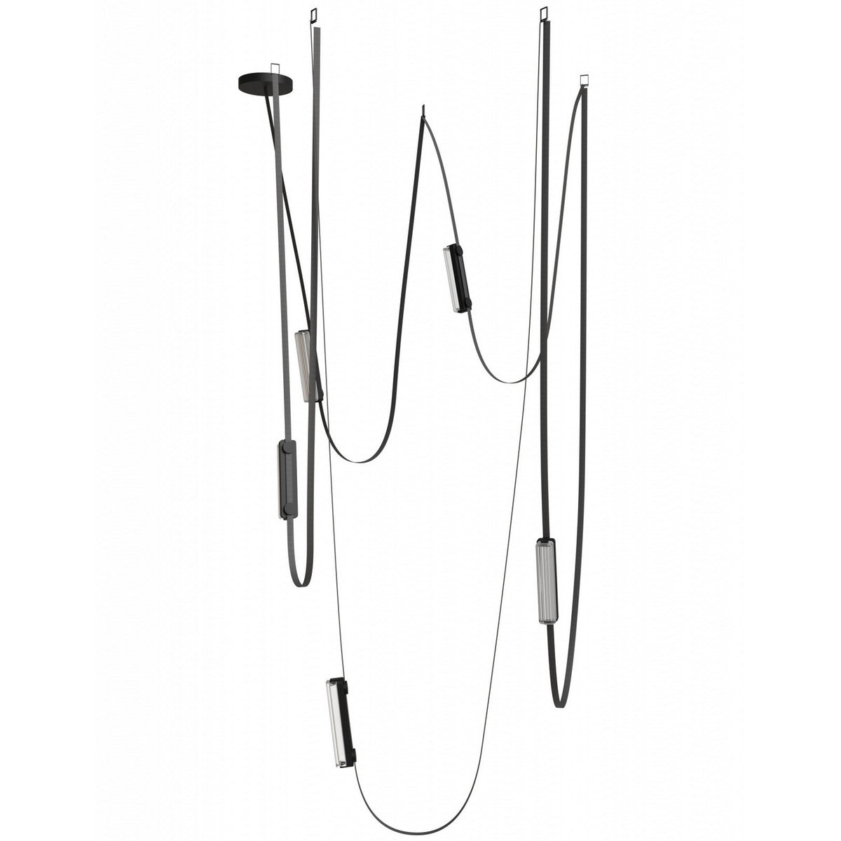 Avenue Lighting - HF7205-G400-BLK - LED Chandelier - Fremont - Black