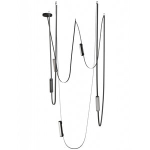 Avenue Lighting - HF7205-G400-BLK - LED Chandelier - Fremont - Black