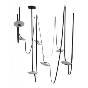 Avenue Lighting - HF7207-G201-BLK - LED Chandelier - Fremont - Black