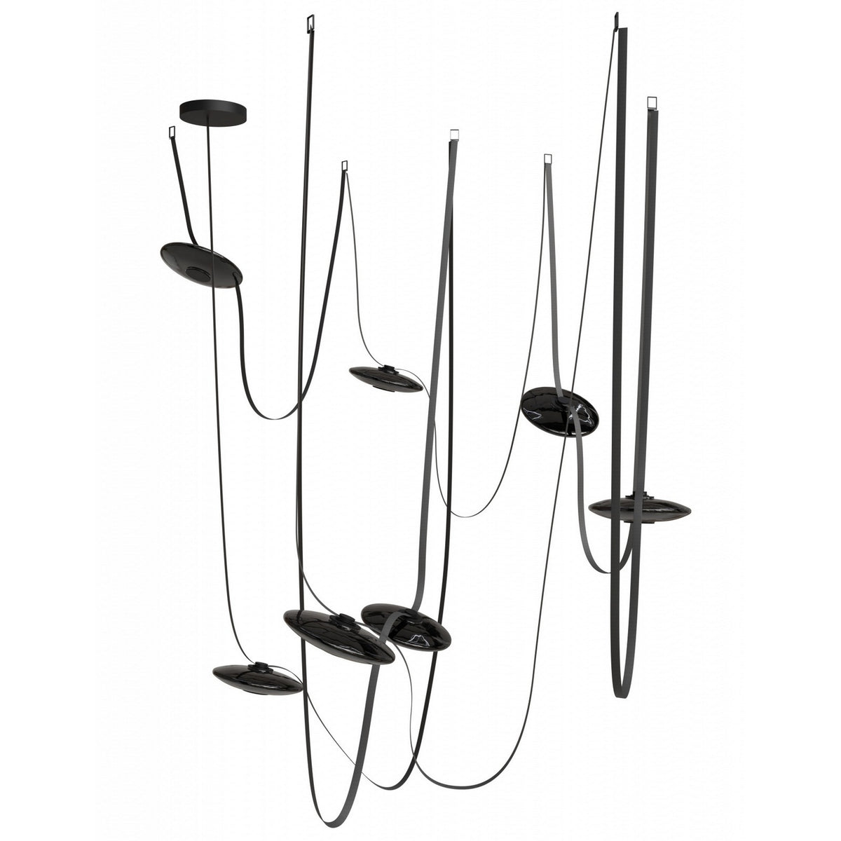 Avenue Lighting - HF7207-G202-BLK - LED Chandelier - Fremont - Black