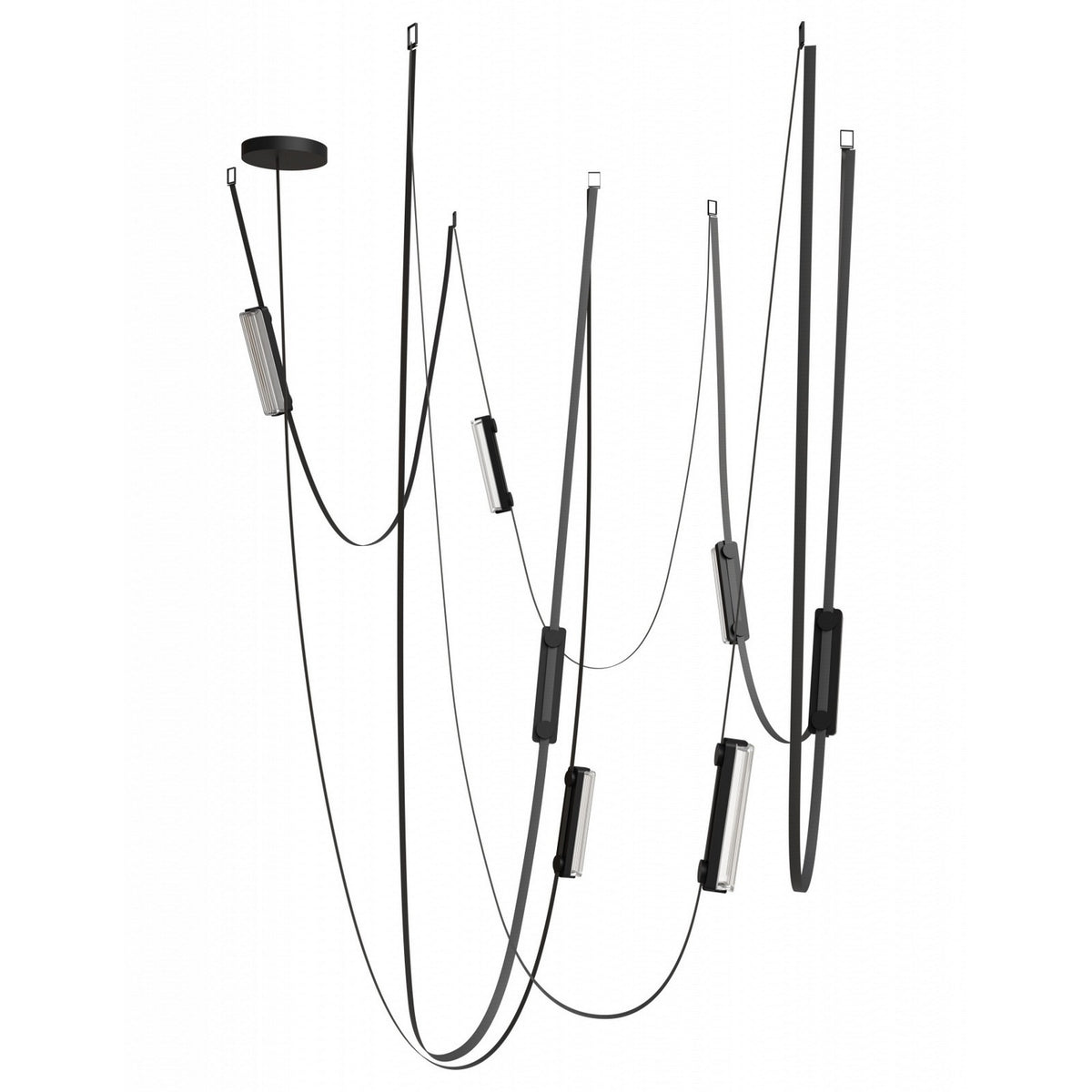 Avenue Lighting - HF7207-G400-BLK - LED Chandelier - Fremont - Black